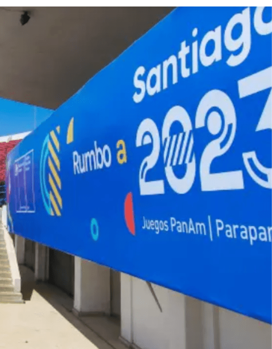Cartel promocional juegos panamericanos 2023